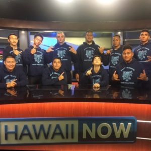 Boys D2 State Volleyball Champions visited the Hawaii News Now